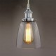 Modern Chrome Glass Vintage Industrial Retro Fitting Edison Pendant Light Cafe Dining Room Kitchen Porch Light