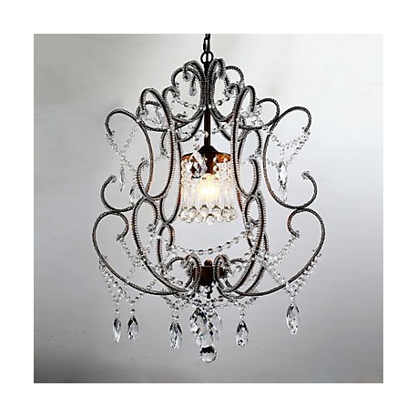 Modern Chandelier New Design Vintage Chandelier Loft Crystal Light Fixture Lustre Hallway Hanging Lamp