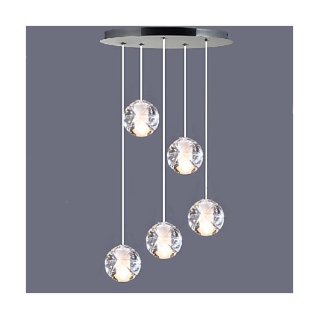 Crystal Glass Chandelier Hail 5B