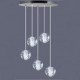 Crystal Glass Chandelier Hail 5B