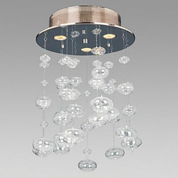 Semi Flush Mount with 3 Lights