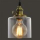 Max 60W Glass Brass Retro Vintage Industrial ART Cafe Dining Room Study Room/Office Garage Kitchen Pendant Light