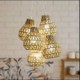 Cage Rope Creative RETRO Art 5 Head Chandelier