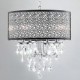 Modern 4 - Light Pendant Lights with Crystal Drops