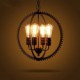 Creative Personality Retro Restaurant Bar Pendant Lamps American country wrought iron chandeliers