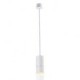 GE-05032-8W-136mm 1-Light Mini Pendant light, Powdered White with Aluminium,220-240V