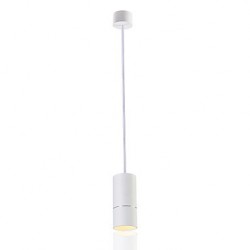 GE-05032-8W-136mm 1-Light Mini Pendant light, Powdered White with Aluminium,220-240V