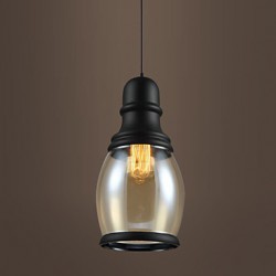 New Max 60W Retro Lighting Loft Bar Restaurant Lights Personality Living Room Clothing Store Glass Pendant Light