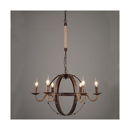 Chandeliers Vintage Bedroom / Dining Room / Entry / Hallway Metal