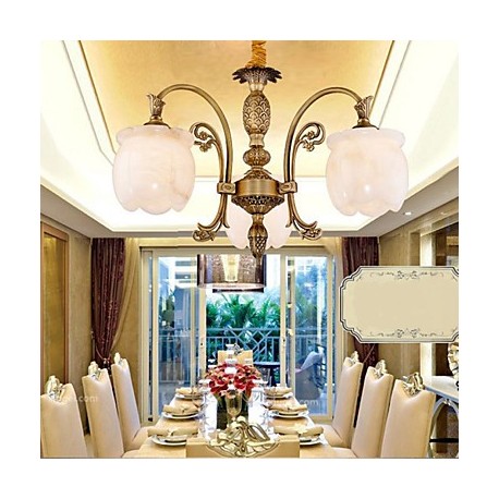 The living Room Bedroom Study Copper Marble Lamp lamp American Restaurant