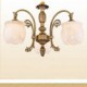 The living Room Bedroom Study Copper Marble Lamp lamp American Restaurant