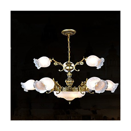 Chandeliers, Traditional/Classic/Vintage/Retro Living Room/Bedroom/Dining Room/Study Room/Office/Hallway Metal