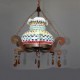 One Seat Pastoral Industrial Art Corridor LED Single Vintage Chandelier