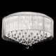 Elegant Crytal Pendant Light with 8 Lights in Cylinder Shade