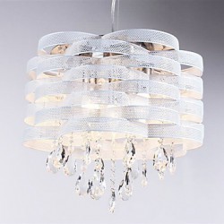 Stylish Crystal Pendant Light with 3 Lights