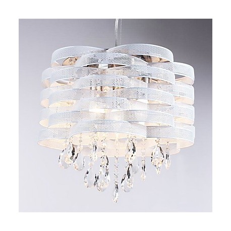 Stylish Crystal Pendant Light with 3 Lights