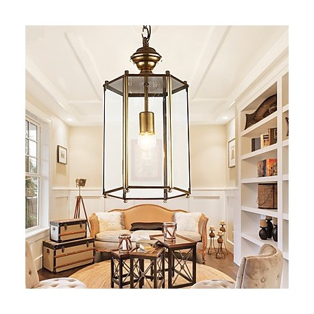 Pendant Lights Crystal / Mini Style Traditional/Classic Bedroom / Dining Room / Kitchen / Study Room/Office Metal