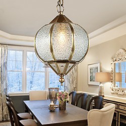 Pendant Lights Crystal / Mini Style Traditional/Classic Bedroom / Dining Room / Kitchen / Study Room/Office Metal