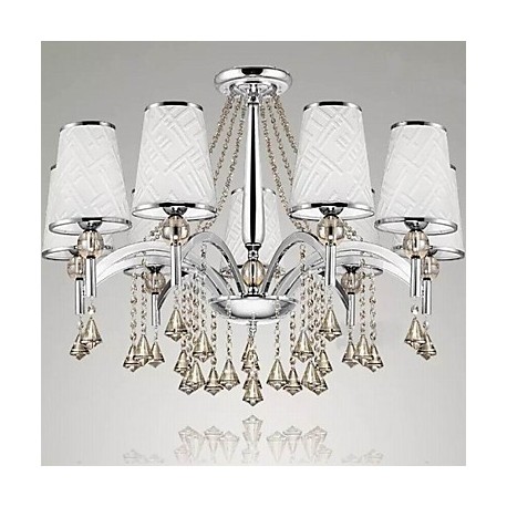 40w Modern/Contemporary Crystal Chrome Metal Chandeliers Bedroom / Dining Room / Study Room/Office / Hallway