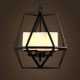 Top level American Village Vintage black Iron Lamp, Modern Chandelier Chandelier, 4 lights