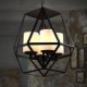 Top level American Village Vintage black Iron Lamp, Modern Chandelier Chandelier, 4 lights