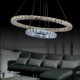 Hotel Pendant Light Crystal Chandeliers Lighting Ceiling Lamps Fixtures with LED Warm and LED Cool White D2040CM CE UL