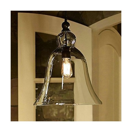 MAX:60W Country Mini Style / Bulb Included Painting Glass Pendant Lights Bedroom / Dining Room / Study Room/Office / Entry / Hal