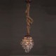 Retro Restaurant lounge Bar Hemp Industrial Wind Imitation Crystal Chandelier