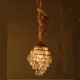 Retro Restaurant lounge Bar Hemp Industrial Wind Imitation Crystal Chandelier