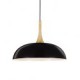 Mini Artistic Pendant Lamp/1 Light/Modern Simplicity/Black/White/Finish Aluminum & Wooden Droplight