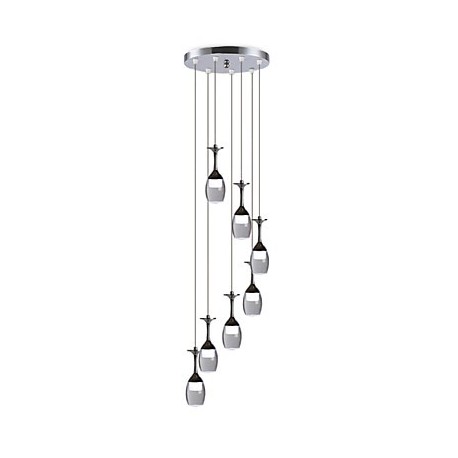 Modern Pendant Lights LED 7 Lights Led Integrated Bulbs Included Stair Light Living Room/Office