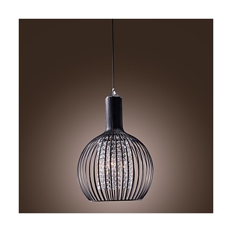 Max 60W Modern/Contemporary / Lantern Crystal / Mini Style Electroplated Pendant Lights Living Room / Bedroom / Dining Room