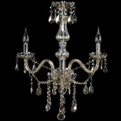 110V OR 220V 3 Lights Luxury Crystal Chandelier/Cognac Color/K9 Crystal Chandeliers/Hallway/Entry