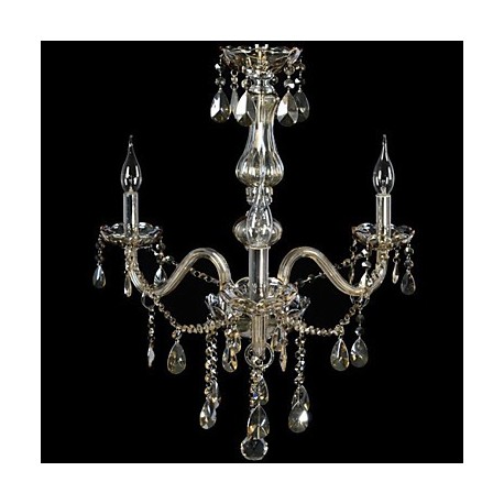 110V OR 220V 3 Lights Luxury Crystal Chandelier/Cognac Color/K9 Crystal Chandeliers/Hallway/Entry