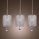 40w Modern/Contemporary Crystal Chrome Metal Pendant Lights Bedroom / Dining Room / Study Room/Office / Kids Room