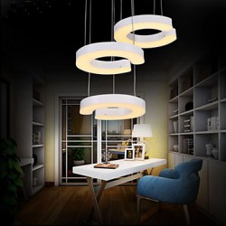 LED Three C Type Acrylic Chandelier Chandelier B