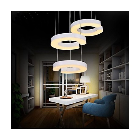 LED Three C Type Acrylic Chandelier Chandelier B