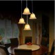 Pendant Four Lights 220V Bronze European Retro Classic