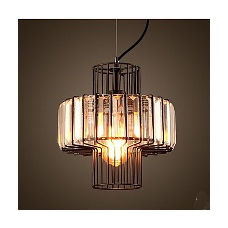 American Country Crystal Small Pendant Lamp