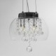 Artistic 4 - Light Crystal Pendant Lights with Glass Shade