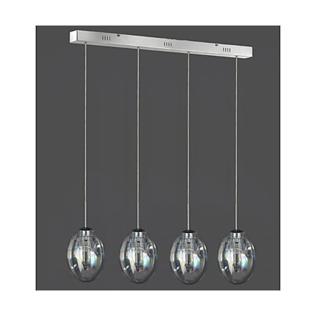 1.5W Modern/Contemporary / Traditional/Classic LED / Bulb Included Chrome Metal Pendant LightsLiving Room / Bedroom / Dining Roo