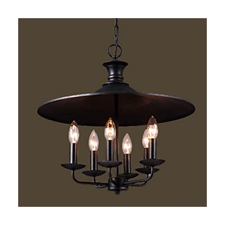 American Rural Nordic Art Candle Chandelier