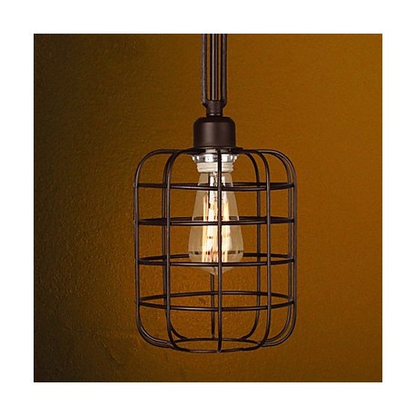 MAX 40W Retro Mini Style Painting Metal Pendant LightsLiving Room / Bedroom / Dining Room / Kitchen / Study Room/Office / Kids R