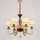 Crystal Chandeliers 6 Lights Fashion Painting Metal 220V