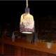 Single Head Small Chandelier Coffee Hall Cafe American Country Internet Cafe bar