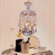 Modern Crystal Pendant Lights with 3 Lights in Glass Shade