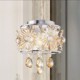 Modern Clear Sphere Lustre Crystal Chandelier Ceiling Lamp Home Decor Suspension Pendant Lamp Fixture Light