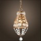 American Country Crystal Chandelier Retro Restaurant Aisle porch Art Chandelier