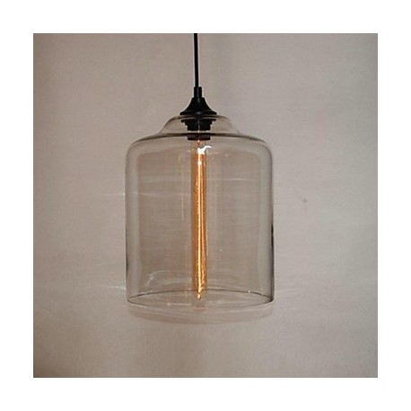 Bottle Design Pendant, 1 Light, Concise Iron Painting