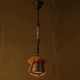 American Country Retro Restaurant Coffee Hall Hemp Ceramic lamp